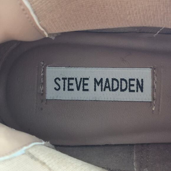 NEW Womens Steve Madden Leopold Leather Round Toe Chelsea Boots size 8.5 - Picture 5 of 5